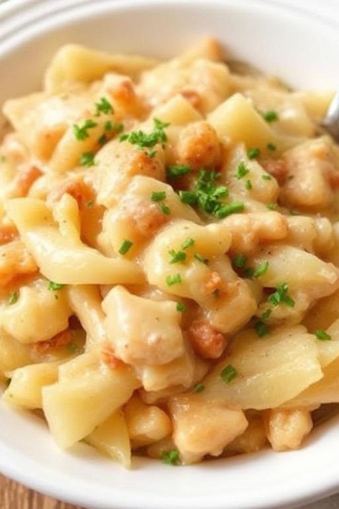Creamy Crockpot Cabbage