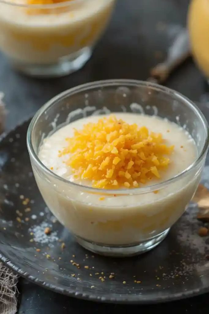 Mango Coconut Pudding