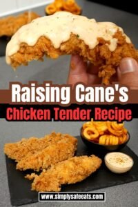 Raising Cane's Chicken Tender Recipe - simplysafeeats.com