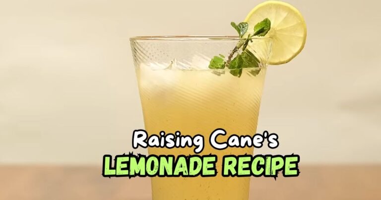 Raising Cane's Lemonade Recipe