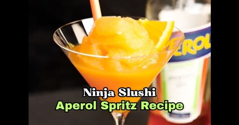 Ninja Slushi Aperol Spritz Recipe