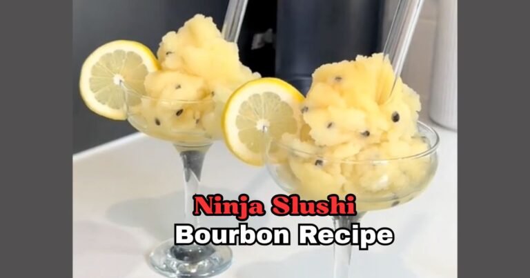 Ninja Slushi Bourbon Recipe