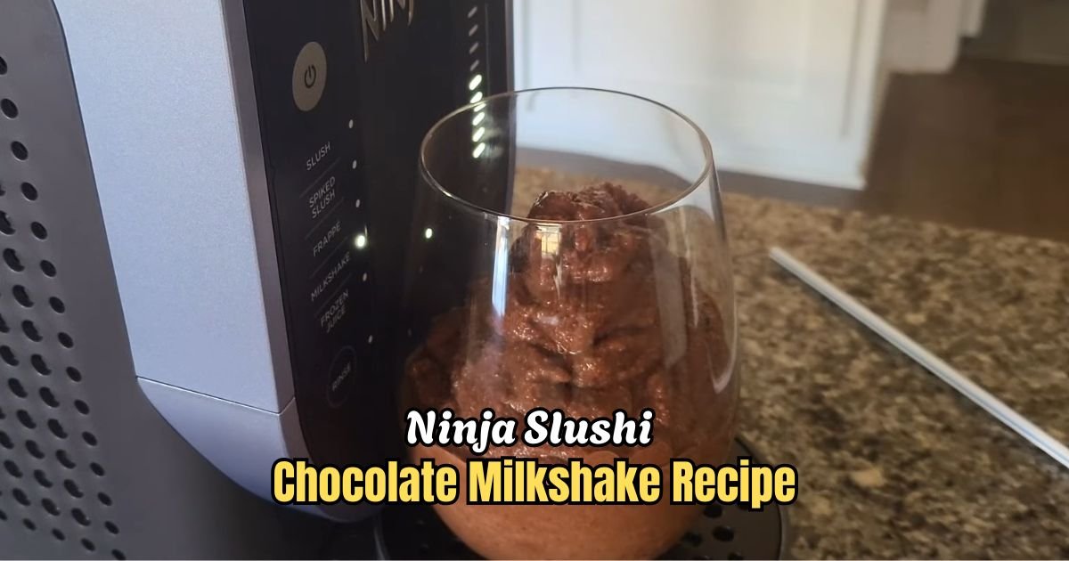 Ninja Slushi Chocolate Milkshake Recipe