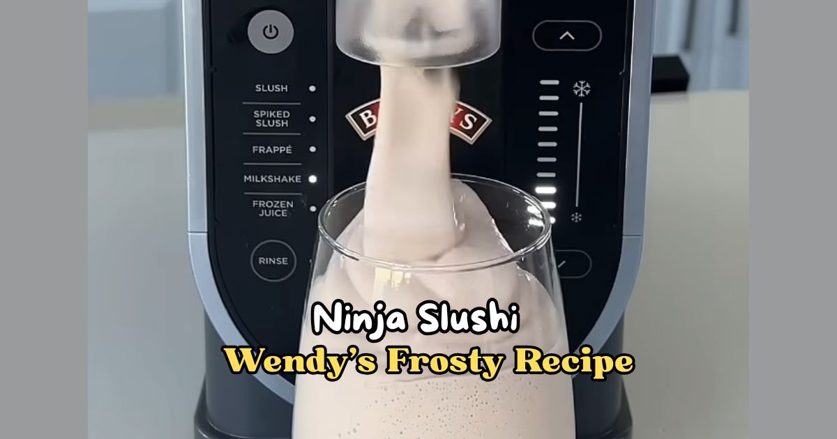 Ninja Slushi Wendy's Frosty Recipe