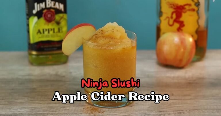 Ninja Slushi Apple Cider Recipe