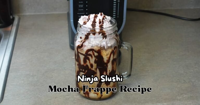 Ninja Slushi Mocha Frappe Recipe