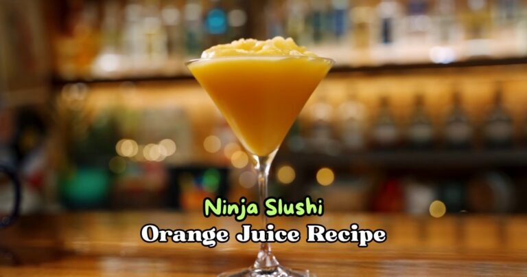 Ninja Slushi Orange Juice Recipe