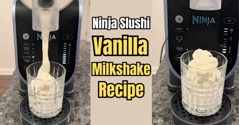 Ninja Slushi Vanilla Milkshake Recipe