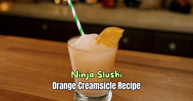 Ninja Slushi Orange Creamsicle Recipe