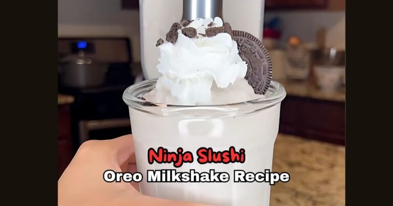 Ninja Slushi Oreo Milkshake Recipe