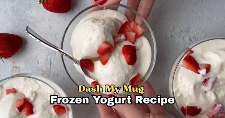 Dash My Mug Frozen Yogurt Recipe