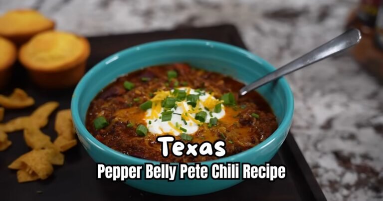 Texas Pepper Belly Pete Chili Recipe