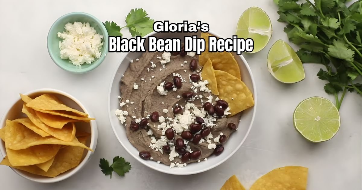 Gloria's Black Bean Dip Recipe