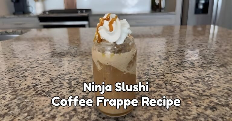 Ninja Slushi Coffee Frappe Recipe