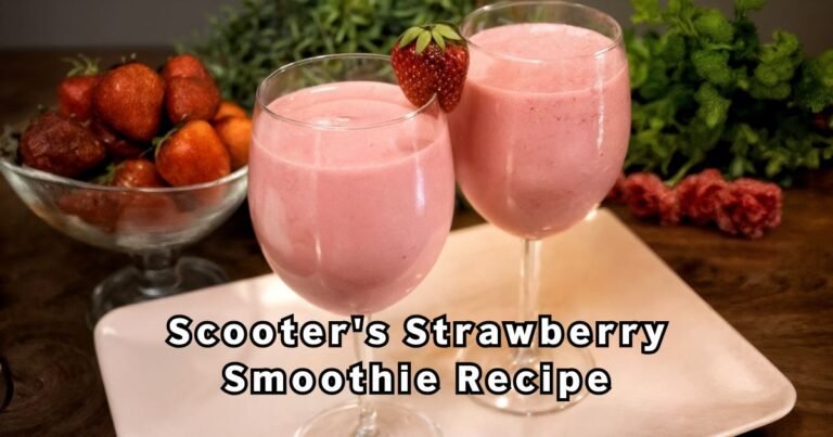 Scooter's Strawberry Smoothie Recipe