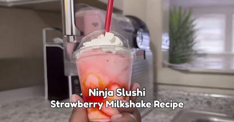 Ninja Slushi Strawberry Milkshake Recipe